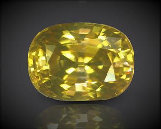 Yellow Zircon Natural Certified  6.73 CTS. ( 91939 )